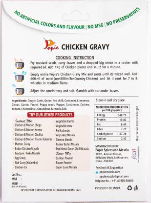 chicken gravy curry mix