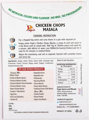chicken chops masala mix