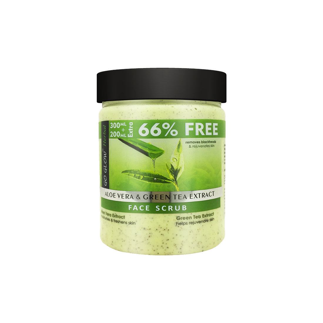 Berina Aloevera & Tea Tree Extract Face Scrub - 500ml