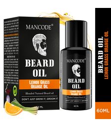 Mancode Beard Oil -Lemon Grass & Orange Oil