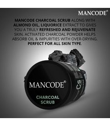 Mancode Charcoal Scrub - 100gm
