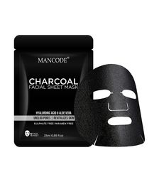 Mancode Charcoal Face Sheet Mask - 25ml