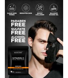 Mancode Vitamin C Face Sheet Mask - 25ml