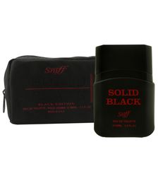 Sniff Solid Black Long Lasting Imported Eau De Perfume - 100ml