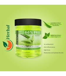 Berina Aloevera & Tea Tree Extract Face Gel - 500ml