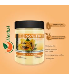 Berina Papaya & Vitamin E with Glycerine Face Cream - 500ml